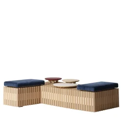Panchina Apeiron Composizione con Accessori