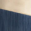 Panchina beige e blu con frange