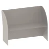 Panchina per esterni in alluminio grigio Coimbra 02