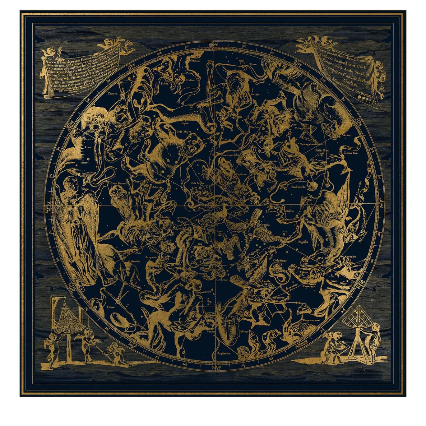 Pannello d'oro astronomico Boreale
