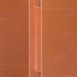 Paravento Giò con Tre Pannelli in Pelle Mango