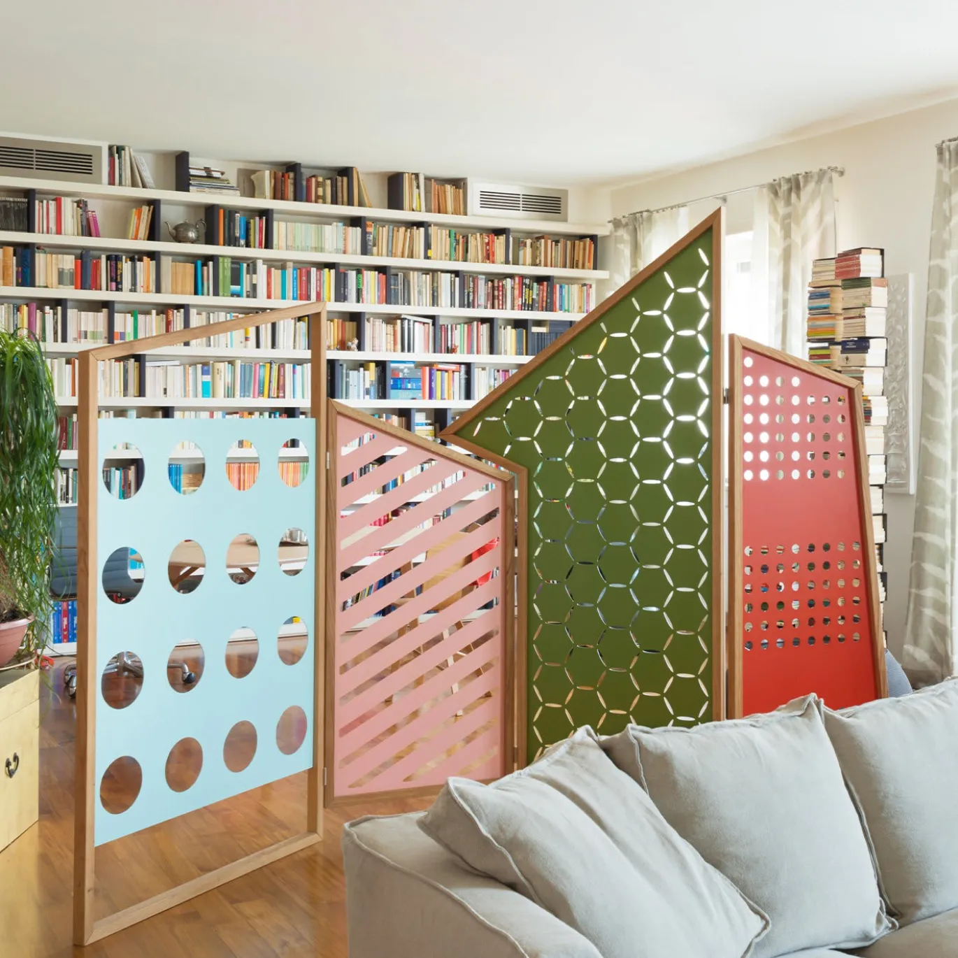Paravento Pieghevole Opto in Rovere - Colours