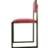Perché 006 Sedia quadrata in ottone