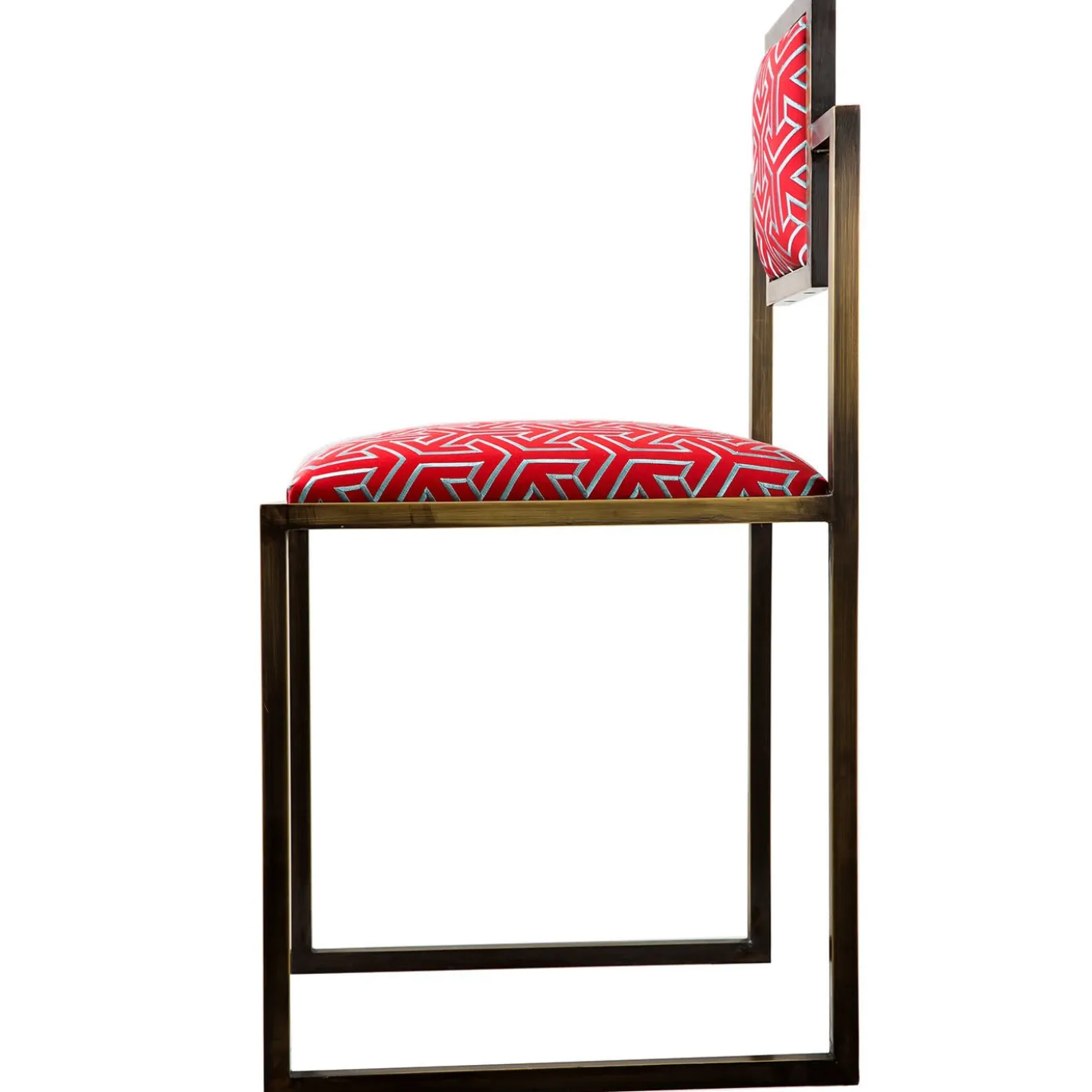 Perché 006 Sedia quadrata in ottone