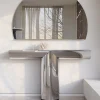 Perseo Sahara Noir Console con piano in ceramica