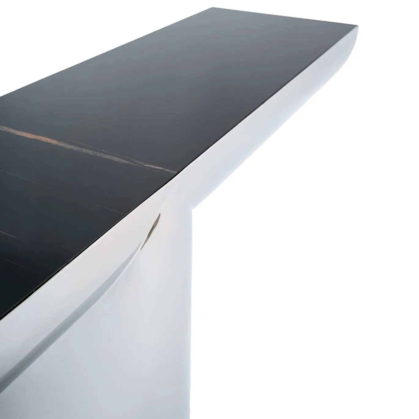 Perseo Sahara Noir Console con piano in ceramica