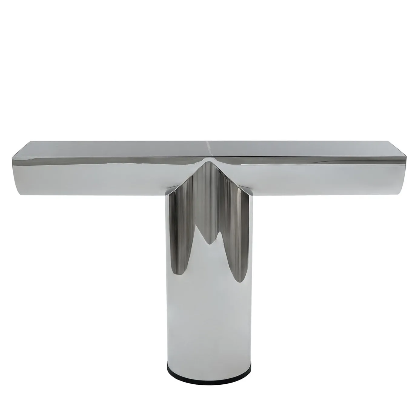 Perseo Sahara Noir Console con piano in ceramica