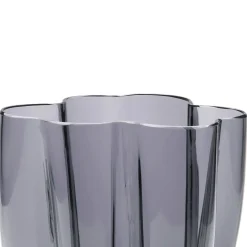 Petalo Vaso piccolo grigio acciaio