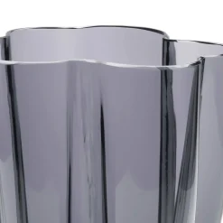 Petalo Vaso piccolo grigio acciaio