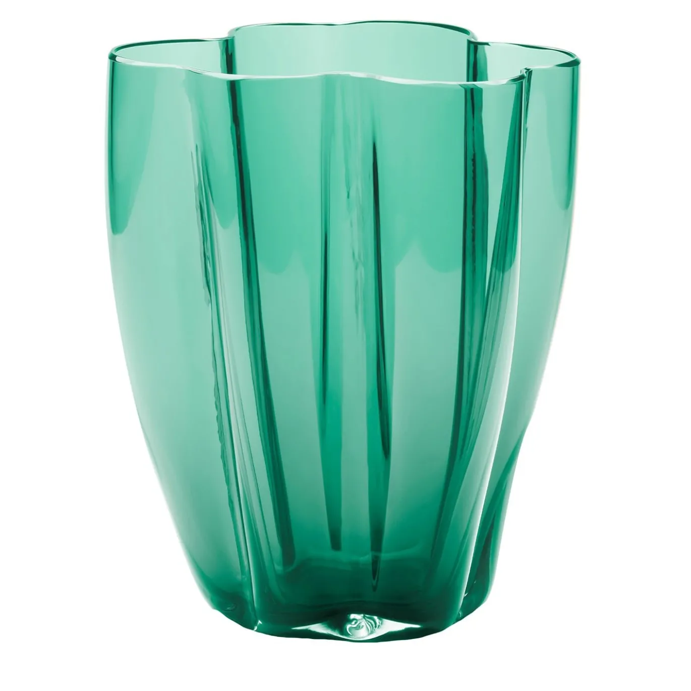Petalo Vaso piccolo verde smeraldo