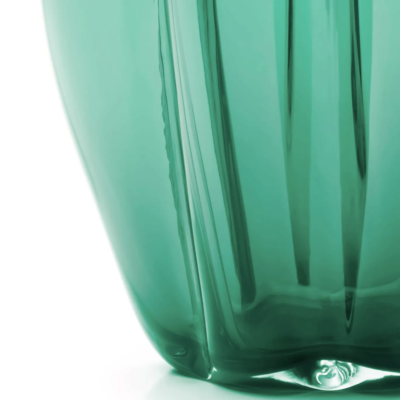 Petalo Vaso piccolo verde smeraldo