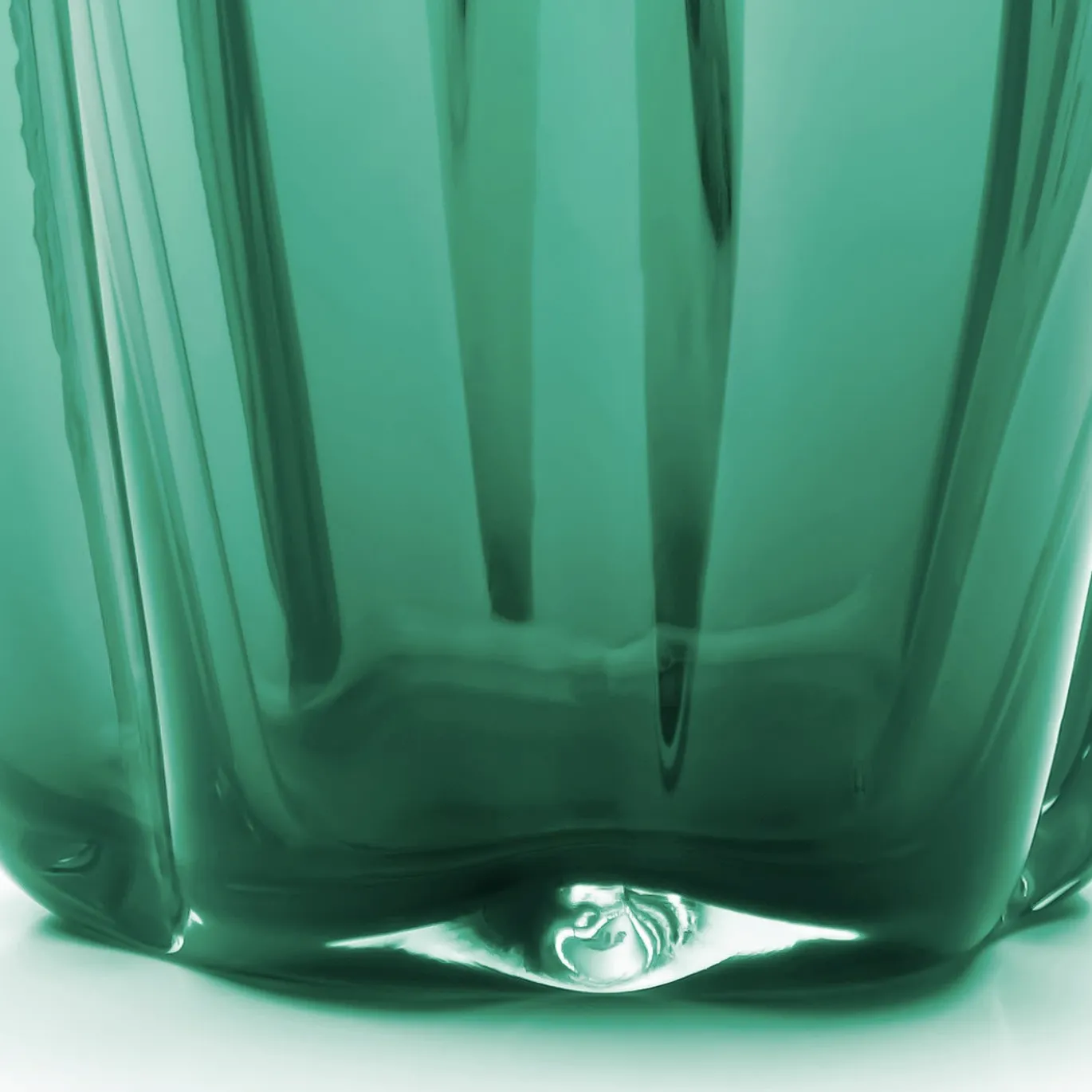 Petalo Vaso piccolo verde smeraldo