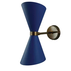 Petra M281 Lampada da parete a 2 luci blu
