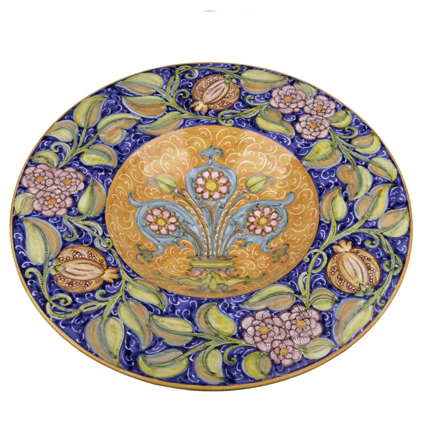Piatto decorativo Giglio Chini