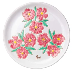 Piatto Decorativo I Fiori Rosa