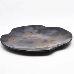 Piatto Decorativo Notte Stellata #2 in Ceramica di Nino Basso