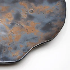 Piatto Decorativo Notte Stellata #2 in Ceramica di Nino Basso