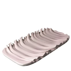 Piatto Decorativo Viola Trasparente di Aldo Londi