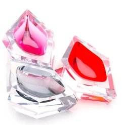 Piccolo centrotavola rosso Kastle di Karim Rashid