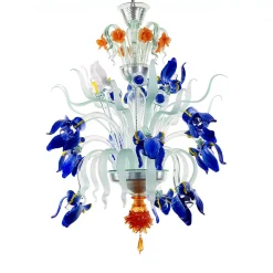 Piccolo lampadario Iris Blue