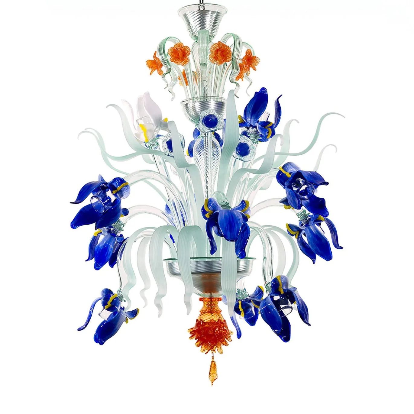 Piccolo lampadario Iris Blue