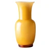 Piccolo vaso giallo opalino