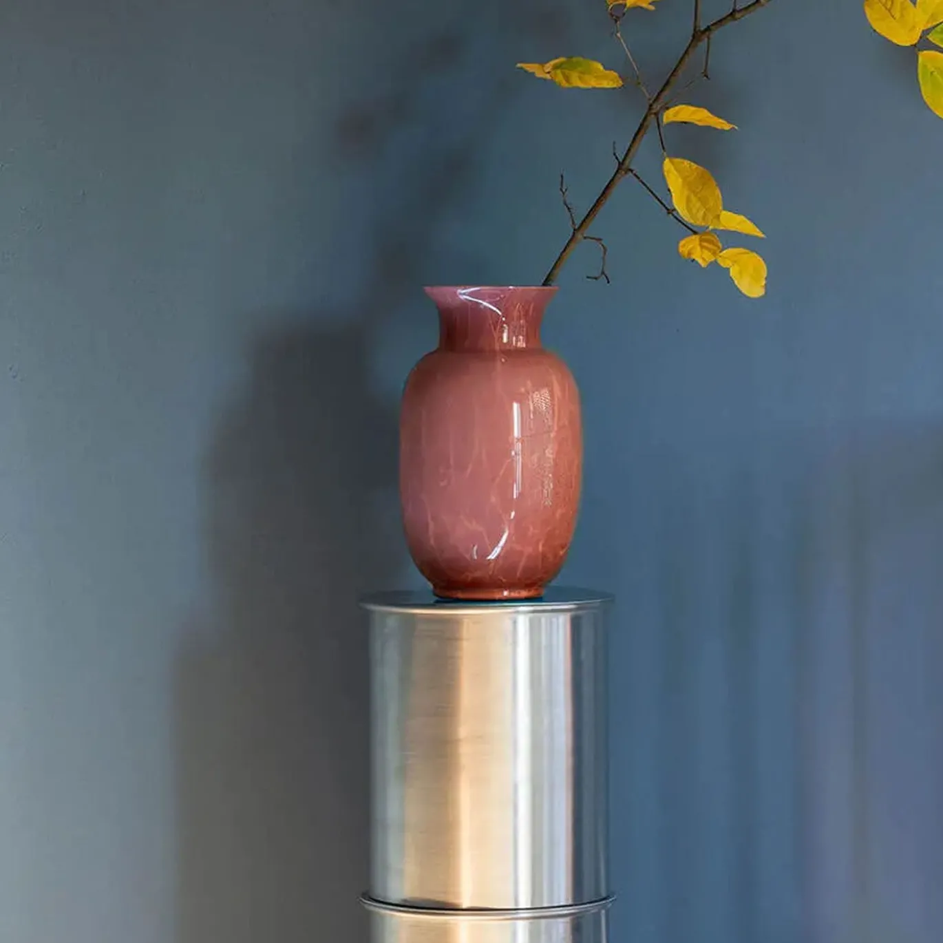 Piedistallo Contemporary Column in Alluminio Spazzolato