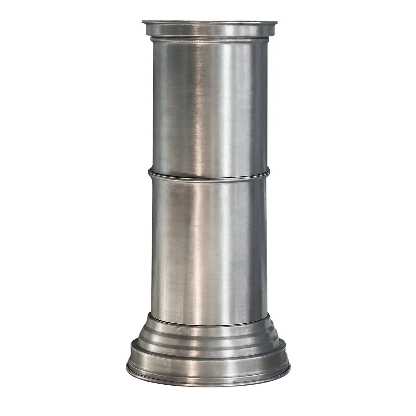 Piedistallo Contemporary Column in Alluminio Spazzolato