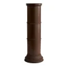 Piedistallo Grande in Alluminio Marrone Cioccolato Opaco