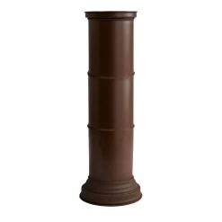 Piedistallo Grande in Alluminio Marrone Cioccolato Opaco