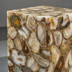 Piedistallo Totem Agata Gold