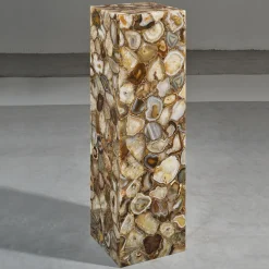 Piedistallo Totem Agata Gold