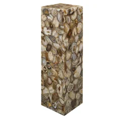 Piedistallo Totem Agata Gold