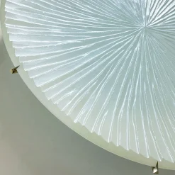 Placca a parete concava bianco perla