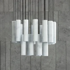 Plafoniera lampadario Silo di David Lopez Quincoces