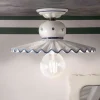 Plafoniera Roma C376 in Ceramica Bianca