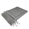 Plaid Grigio in Cashmere Puro Arno