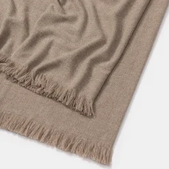 Plaid in cashmere beige Nesso