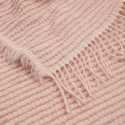 Plaid in Cashmere e Lana Rosa