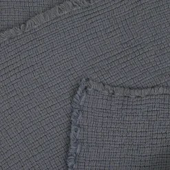 Plaid Intrecci in cotone blu avio