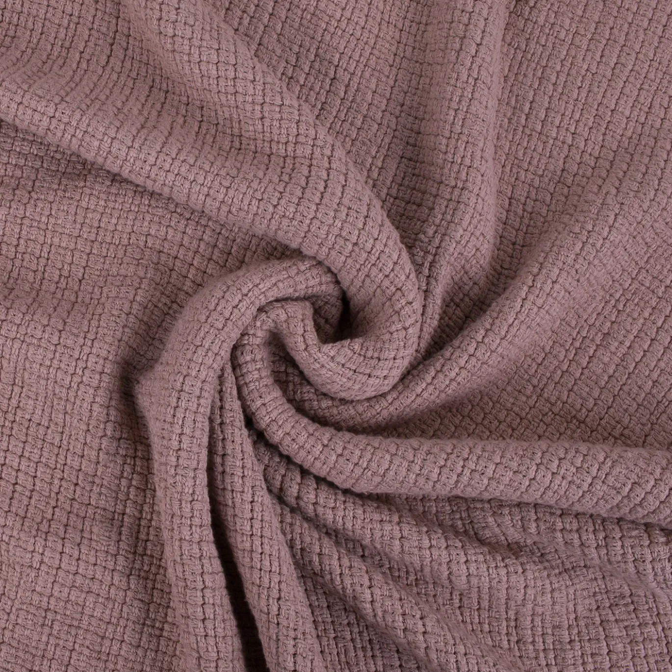 Plaid Intrecci in cotone rosa