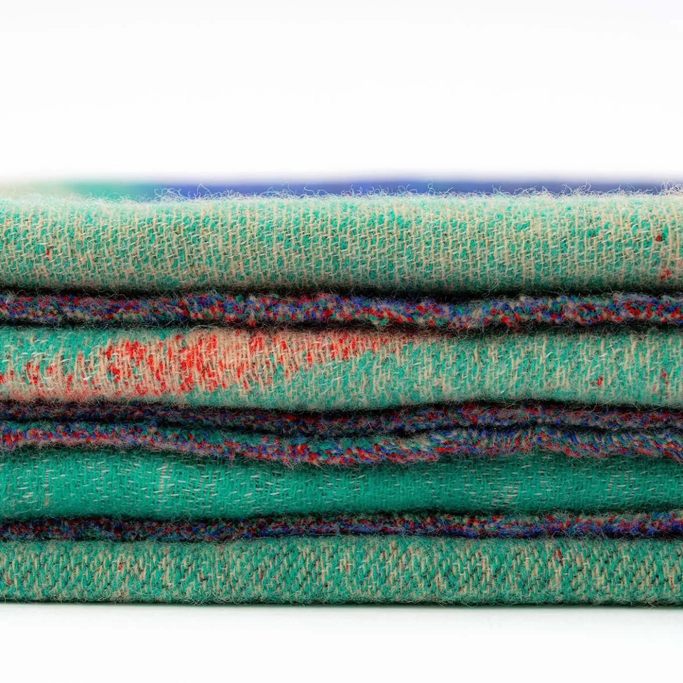 Plaid Jacquard Flux in Lana Merino e Cashmere di Draga&Aurel