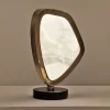 Pluma lampada da tavolo diffusore in alabastro
