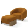 Poltrona Betty in Boucl� Arancione