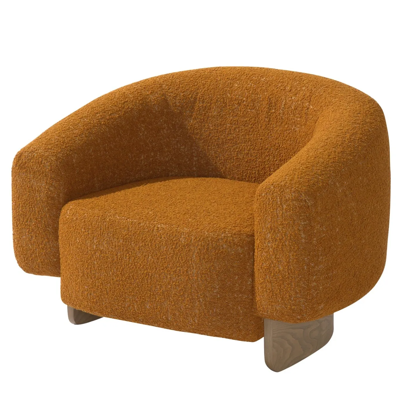 Poltrona Betty in Boucl� Arancione
