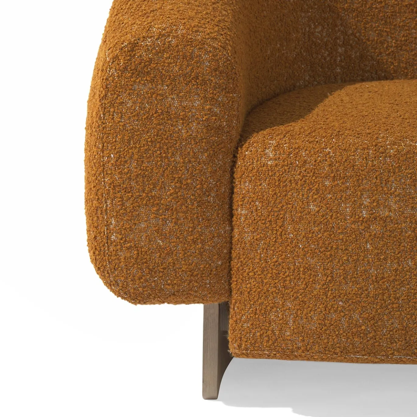 Poltrona Betty in Boucl� Arancione