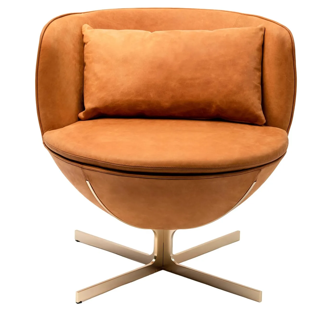 Poltrona Calice Cognac di Patrick Norguet