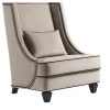 Poltrona Century beige e marrone