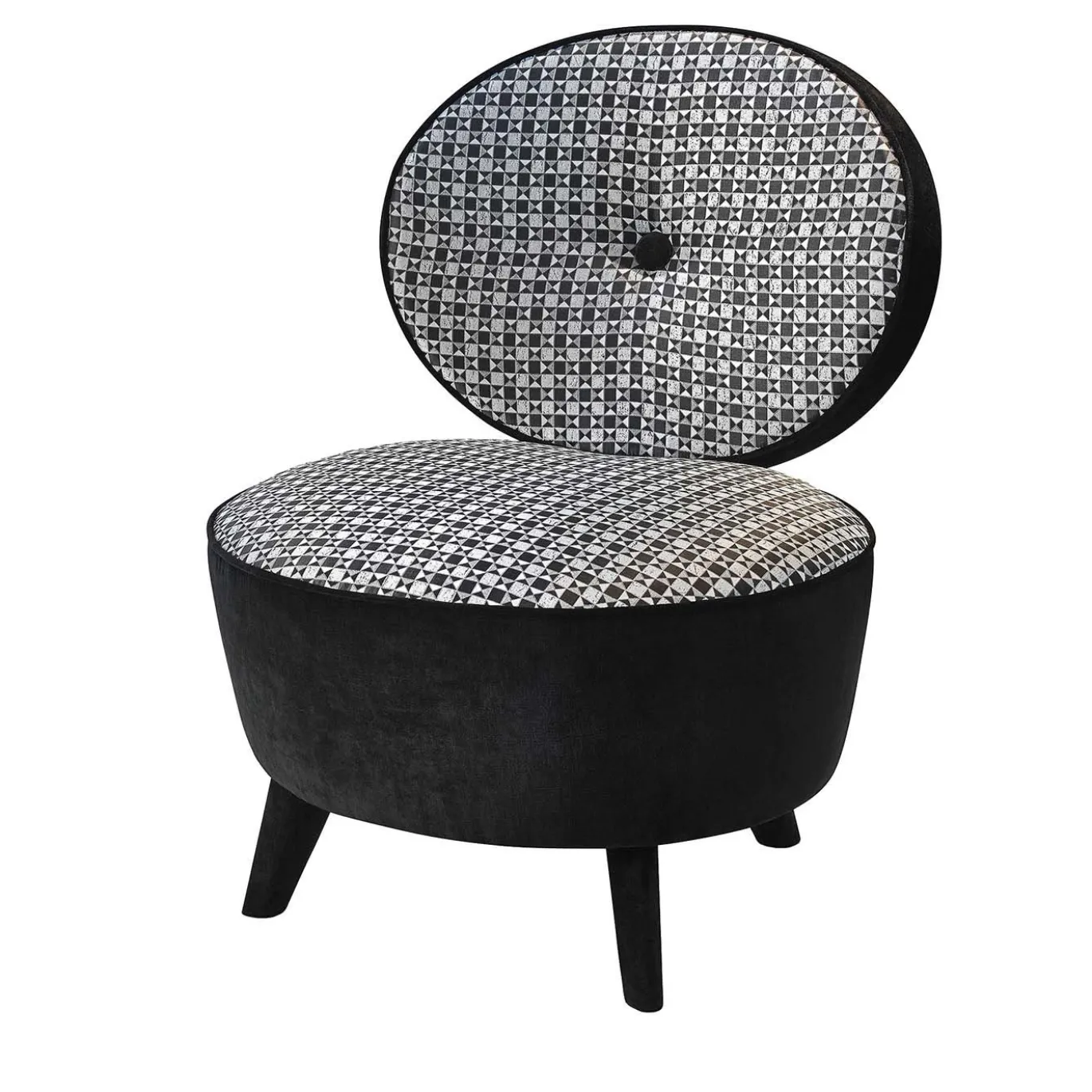Poltrona Corneille nera