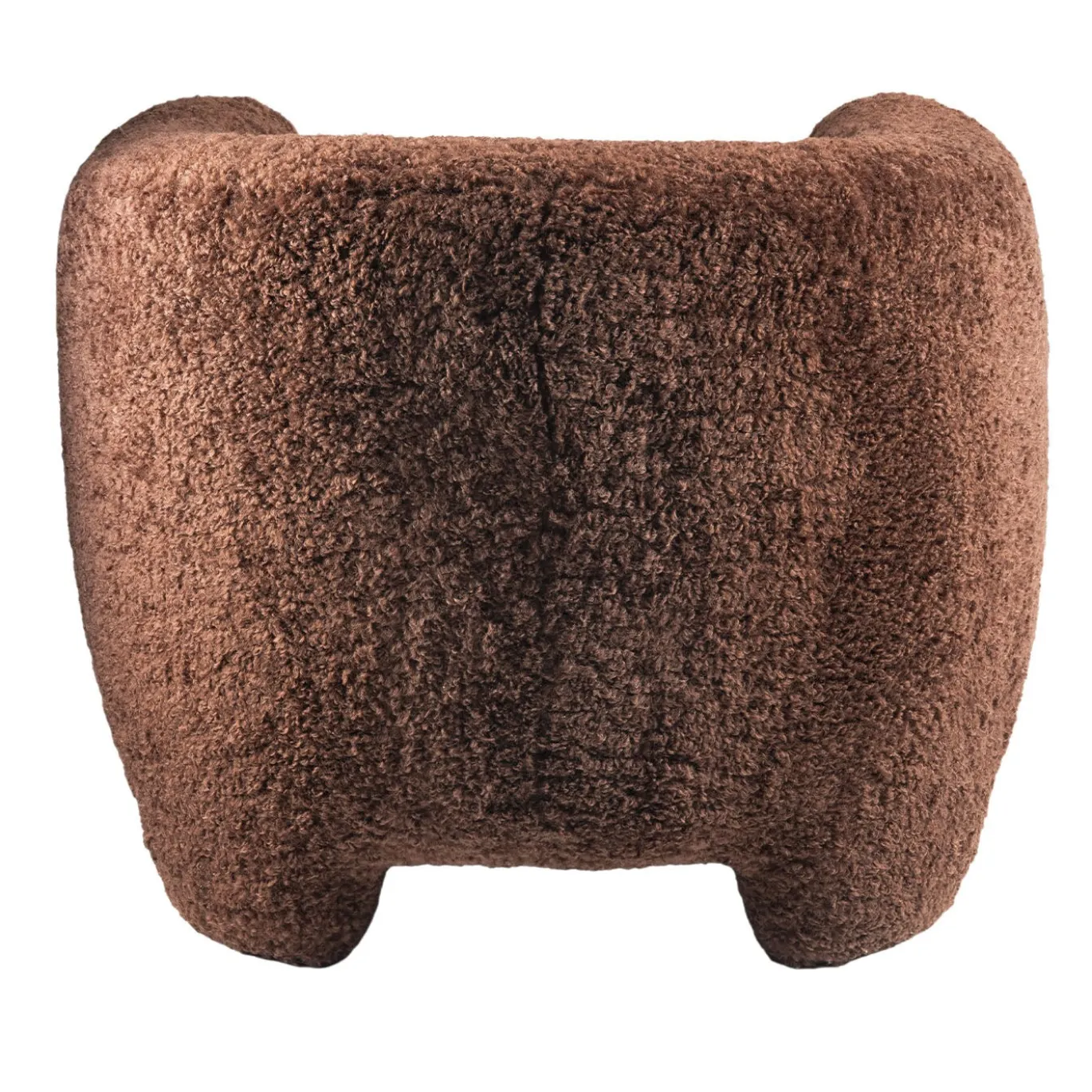 Poltrona curva marrone Huit Huit